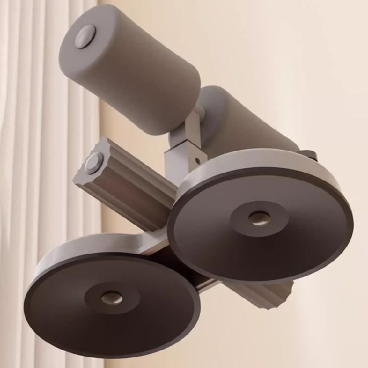 Sit Up Assistant Device Adjust Floor Sit Up Bar with Strong Suctions Cups