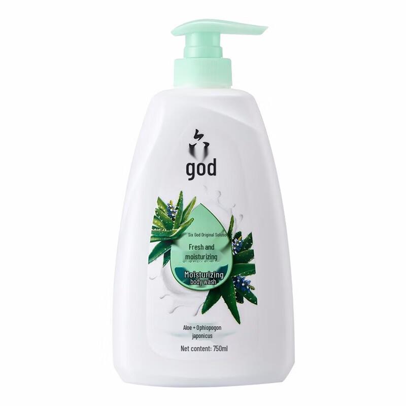 

Liu Shen Refreshing & Moisturizing Shower Gel, Aloe & Ophiopogon, Twin Pack