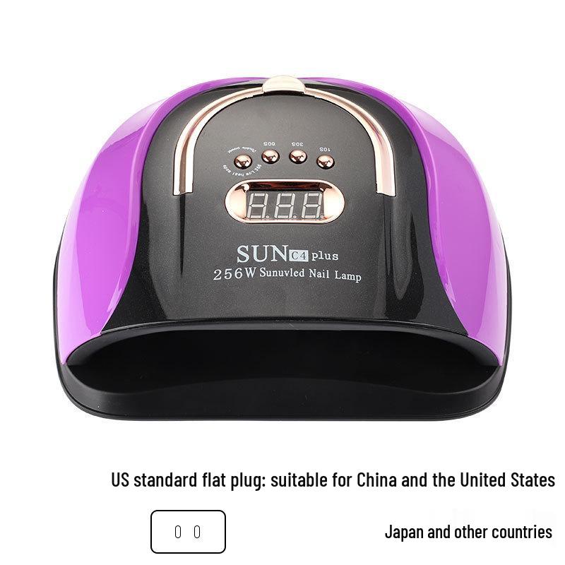 Lâmpada LED de Fototerapia e Cura UV de Alta Potência 256W Secador de Unhas