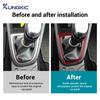 Soft Carbon Fiber Sticker LHD RHD For Renault Clio 3 2013 2014 2015 2016 2017 2018 Car Gear Outer Shift Frame Interior Accessori