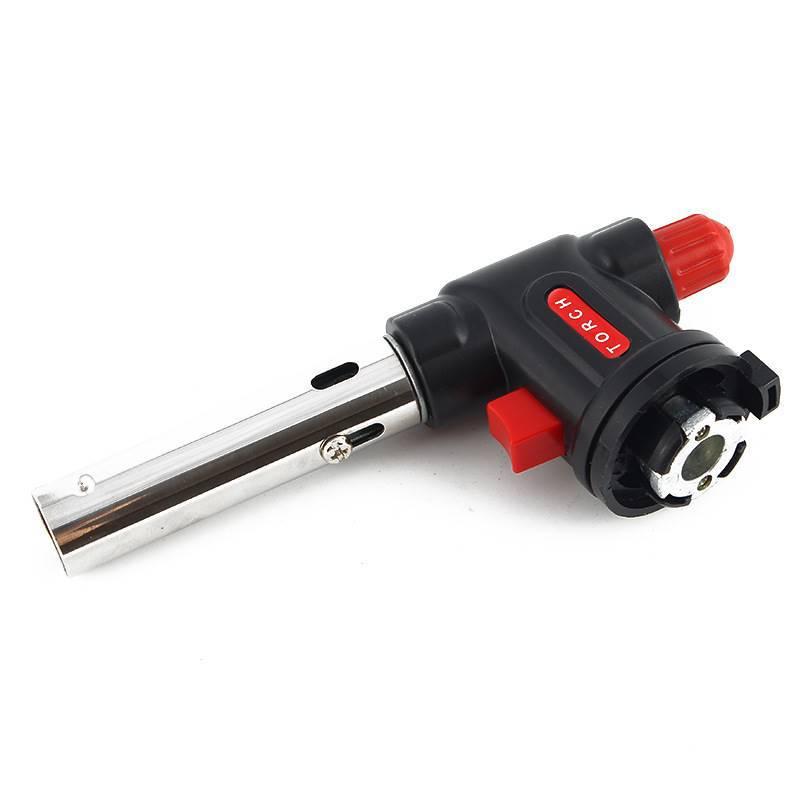 Butane Torch Gas Burner Adjustable Flame for Easy Welding Soldering Baking Camping Outdoor Cooking