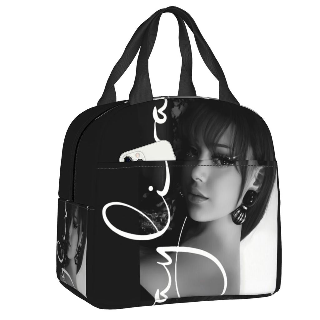 Custom German Singer Ayliva Insulated Lunch Bag for School Office Waterproof Thermal Cooler Bento Box Women Kids