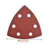 High Quality Abrasive Tools 20pcs Triangular Sanding Discs 90mm (6 Hole)
