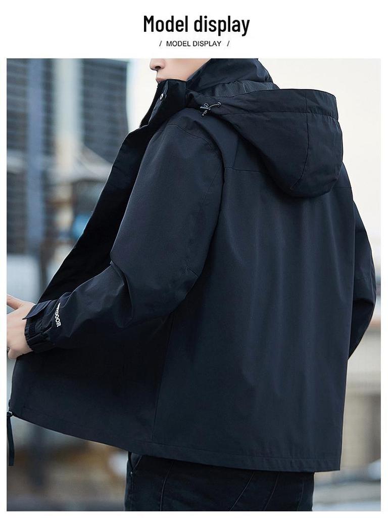 Unisex Windbreaker: Lightweight, Waterproof, Windproof Jacket for Spring/Autumn Fishing & Hiking