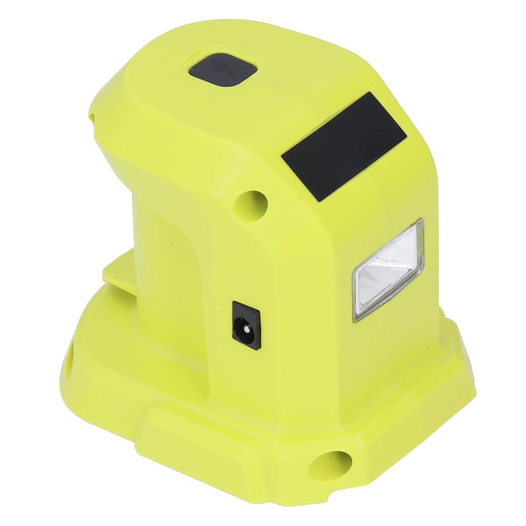 Battery Adapter Dual USB Ports Lithium Ion Battery Adapter Converter with LED Lights 18V 14.4V