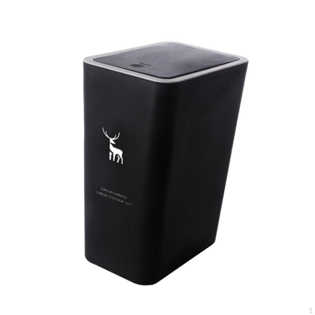 Compact Household Trash Bin for Bathroom, Bedroom, and Outdoor Use