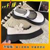 2025 summer new round head Japanese lace Mary Jane small leather shoes women's fashion versatile skirt platform single shoes