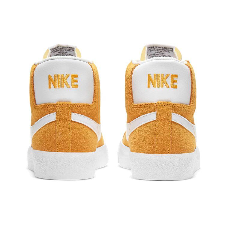 Nike Zoom Blazer Mid SB University Gold Unisex Sneakers Yellow Black White 864349-700