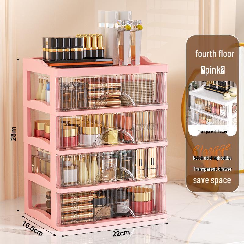 

Элегантный белый выдвижной ящик, шкаф для хранения туалетных принадлежностей для косметики