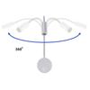 LED 3W Reading Wall Lamp With Switch Flexible Adjustable Working Study Wall Mounted Bedroom Bedside Night Light