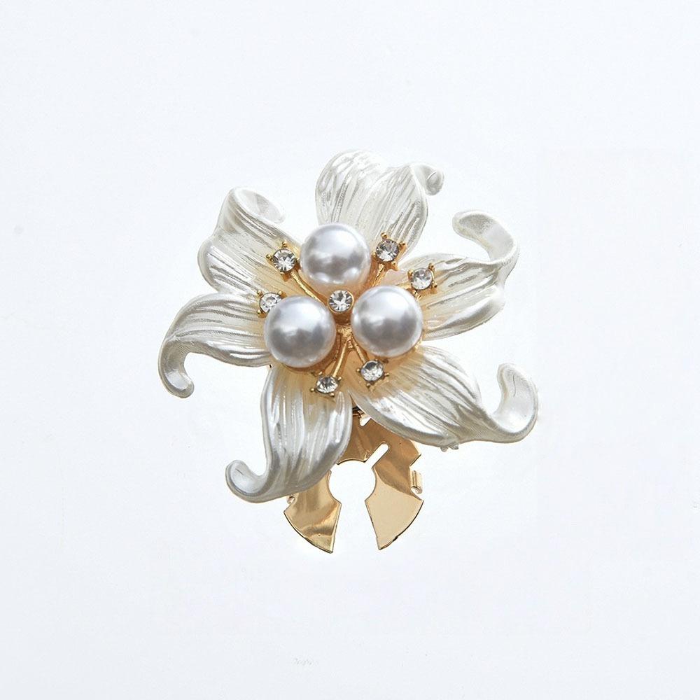 

Starfish Flower Flower Cufflinks Pearl Beads Button Cover Sewing-free Cufflinks Sewing Accessories Bling Cuff Links Evening Wear