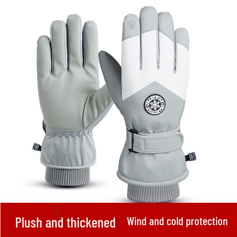 

Unisex Winter Ski Gloves: Warm, Waterproof, Windproof, Touchscreen-Compatible for Outdoor Snow Sports and Riding
