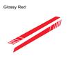 2PCS Car Side Door Vinyl Decals Racing Stripes Decals Sticker Decoration Auto Accessories For Mercedes Benz Smart Fortwo 453 451 LK8