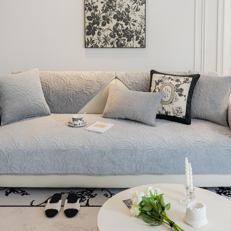 Новая диванная подушка осень и зима кристальный бархат диванная подушка зима утолщенный — фото 6