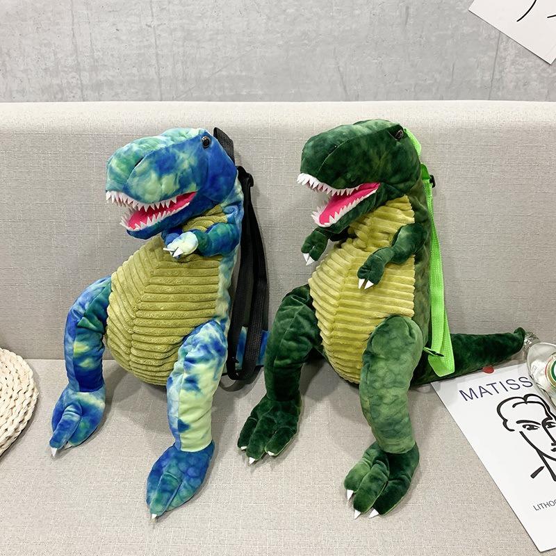 Korejský kreslený roztomilý módní sestřih Dinosauří rodinný batoh