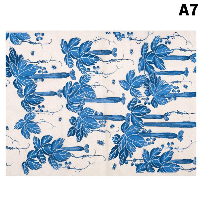 Ceramic Clay Transfer Paper 20 PCS Flower Underglaze Decal Sheet DIY Pottery Clay Coloring Tools for Creative Ceramic Ornament Scene