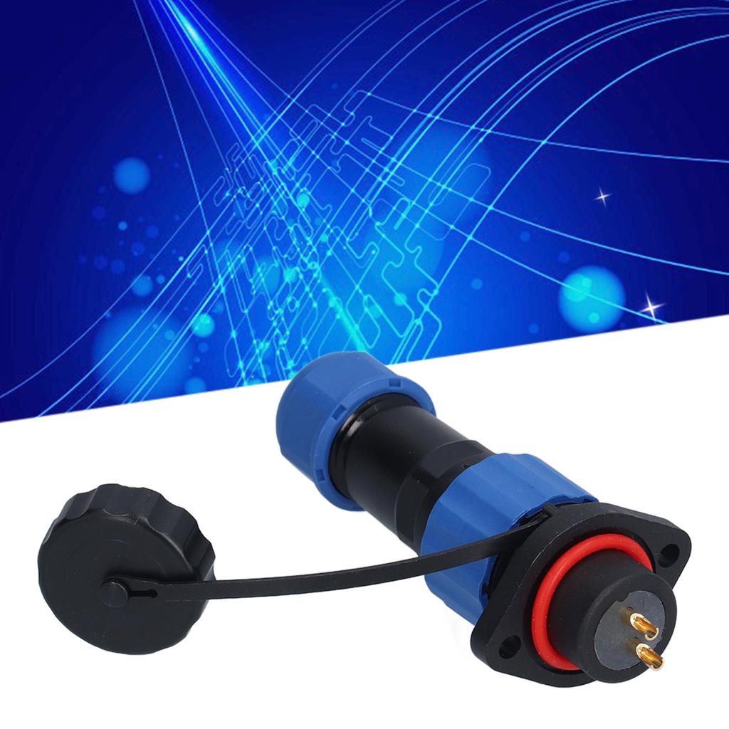 SP16 Flange Waterproof Aviation Plug Socket IP68 Male and Female Butt Joints Flange Waterproof Conne