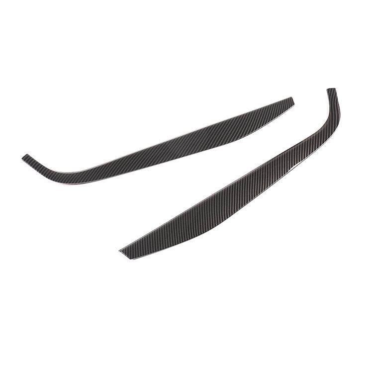 Carbon Fiber Style For Mercedes Benz A CLA Class W177 C118 Console Panel Side Decorative Trim Cover Stickers