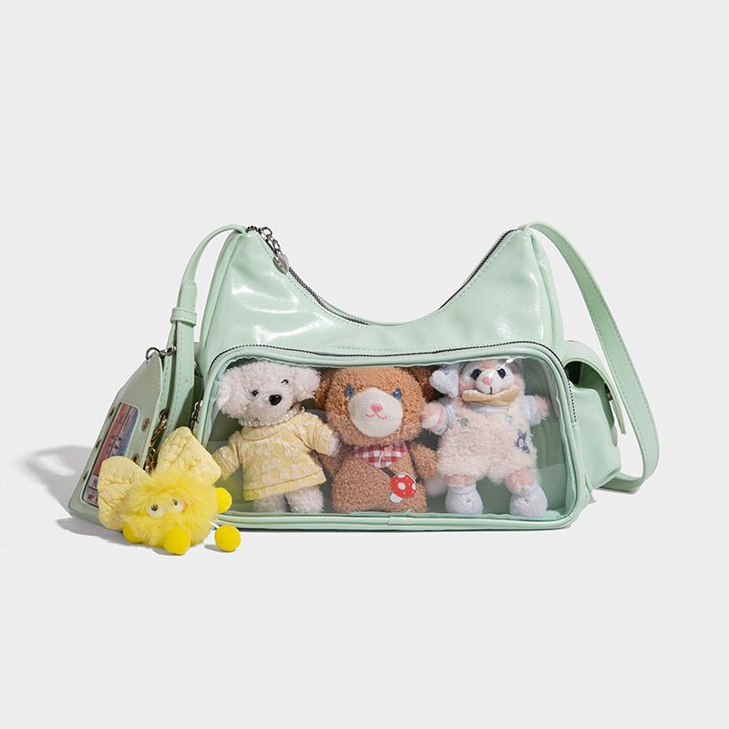 

Универсальная сумка-мессенджер с двухмерным принтом, повседневная сумка через плечо для отдыха, нишевый модный тренд, высокая ценность, сумка для комиксов, женская сумка