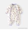 Newborn Anti-Kick Split Leg Sleeping Bag - Thick, Padded, and Zippered for Autumn and Winter