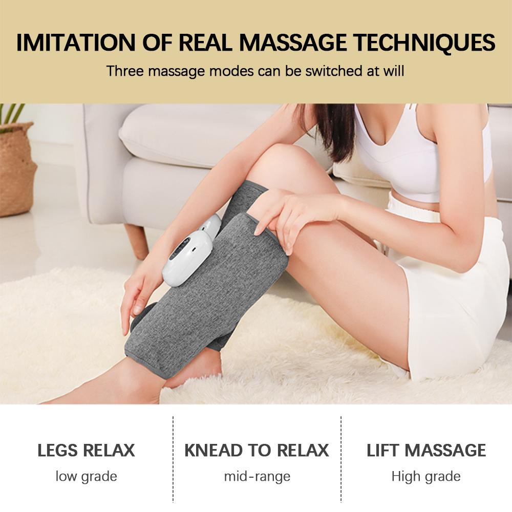 Vibrating Air Pressure Calf Massager Muscle Relaxation Kneading Leg Massage Support