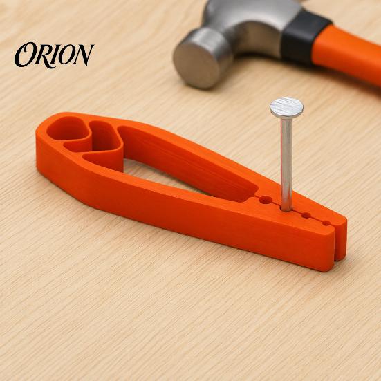 3D Printed Nail Tool Holder Pliers for Hammering, Portable Fixing Handheld Fixer Positioning Tools, Keep Fingers Safe in Woodworking & Repair