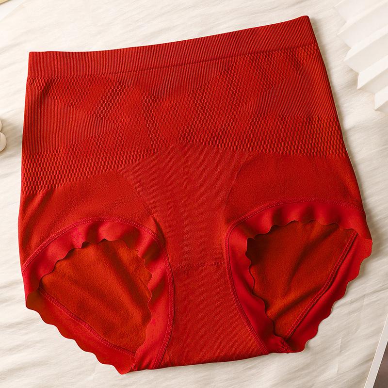 Plus Size Women's X Bandage High Waist Belly Lift Comfortable Seamless Shaping Panties