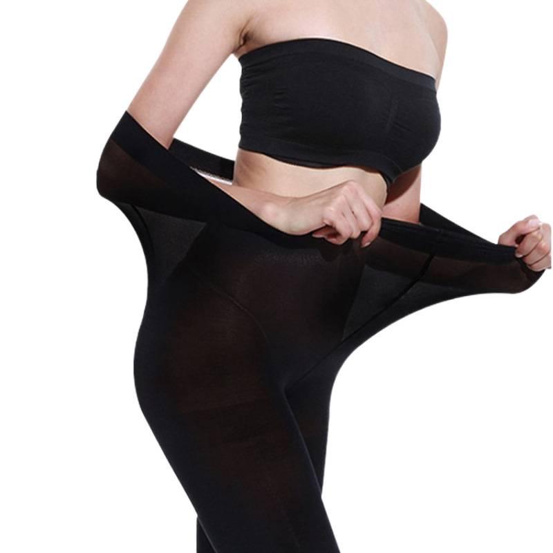 Plus Size 180D Velvet Stockings with Watermelon Crotch for Spring and Autumn