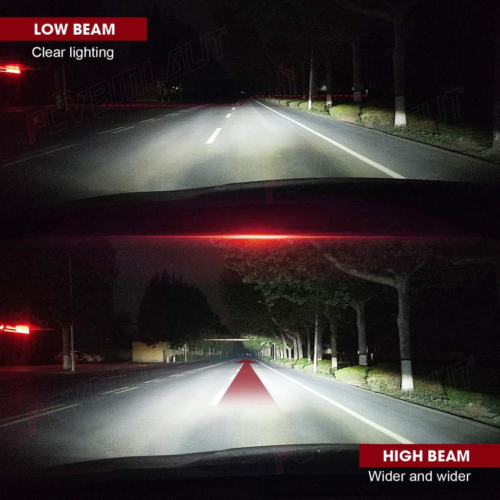 Compatible For Toyota Prius High Low Beam And Fog Lights 2010 2011 2012 2013 2014 2015, 9005 H11 H8/H11 Powersports Bulbs Combo, 6500K White, 500%