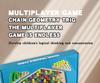 Geometric Triangle Chess Game: Rubber Band Training & Family Interactive Educational Toy