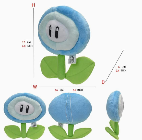 

*Hot Game Mario Plush Toys Piranha Plants Ice Fire Flower Soft Stuffed Animal Doll Fans Charm Birthday Gifts