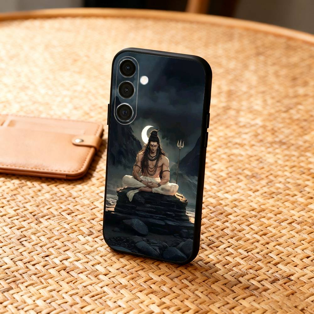 L-Lord S-Shiva M-Mahadev Of India  Phone Case For Samsung  A73,72,71,53,52,51,22,91,80, Soft Black Cover Samsung a13 5g
