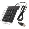 1PCS/2PCS 18 Keys USB Numeric Keypad Easy Installation Mechanical Number Pad  Office