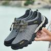 Fashion 2024 Spring New Men's Casual Sneakers Breathable Mesh Platform Hiking Shoes for Men Outdoor Light Waterproof Men's Walking Shoes