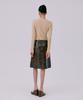 WNDERKAMMER Midi Leather Skirt_Brown