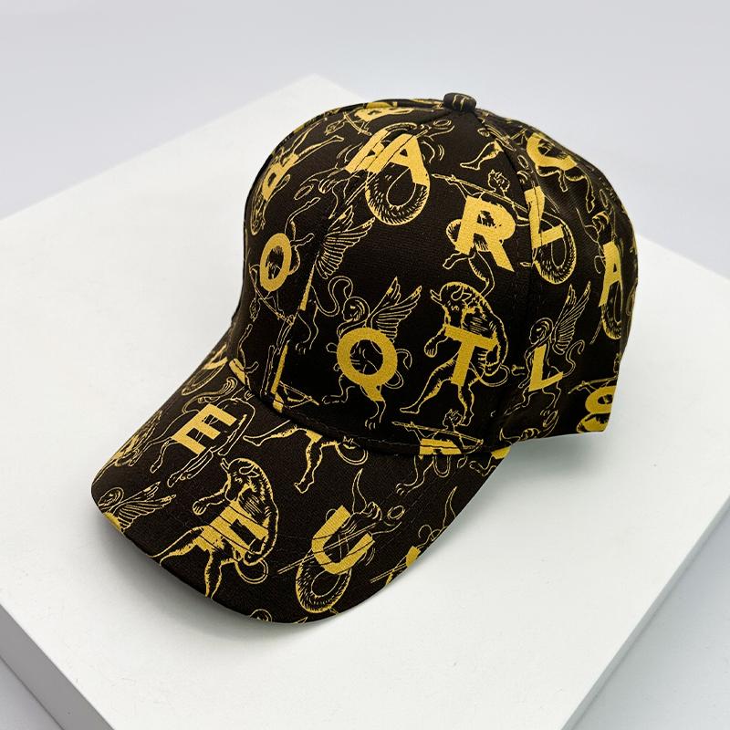 And Women Korean Style With Printed Pattern Graffiti Letter Print Snapback Hats All-Match Baseball Caps Fashion Street Style Air Permeable