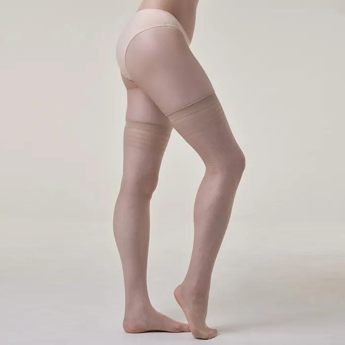 [20 Denier] Striped Over-the-Knee Stockings