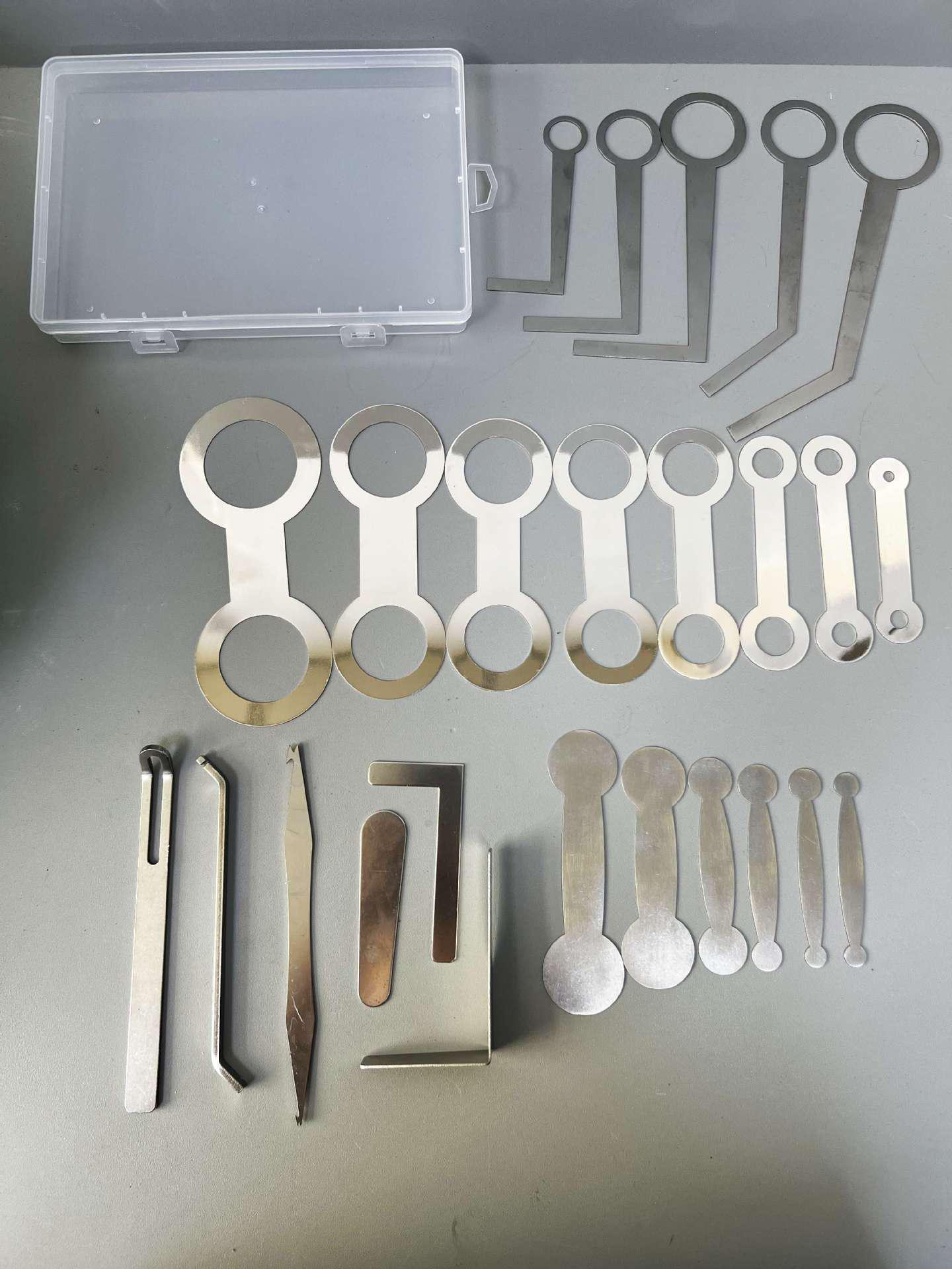 Saxophone Tone Hole Pad Adjustment and Repair Kit Includes Transparent Box