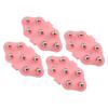 4pcs Palm Shaped Massage Glove Manual Glove Massager with 7 Roller Balls for Body Massage