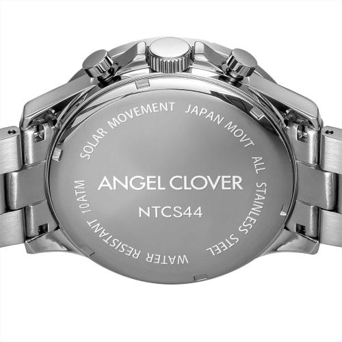 Angel Clover Men's Watch, Angel Clover TIME CRAFT SOLAR, Solar Battery, 10 ATM Water Resistant, Mineral Glass, Red Dial, Stainless Steel, NTCS44SBRE,