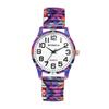Popular Analog for Women and Stainless Steel Adjustable Quartz Watch Perfect Gift for Day Stylish, Waterproof, Wristwatch Display, Numbers, Colorful,