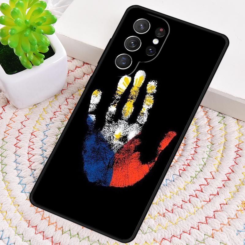 

Philippines Flag soft Silicone Phone Case For Samsung Galaxy note 10 pro S26 S25 S24 S23 S22 S21 Plus S25Ultra Capa Cover Galaxy S23 Ultra