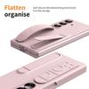 Fashion Wristband Bracket Stand Case for Samsung Galaxy Z Fold 7 6 5 4 3 ZFold Wrist Hand Strap Solid Color Shockproof Cover