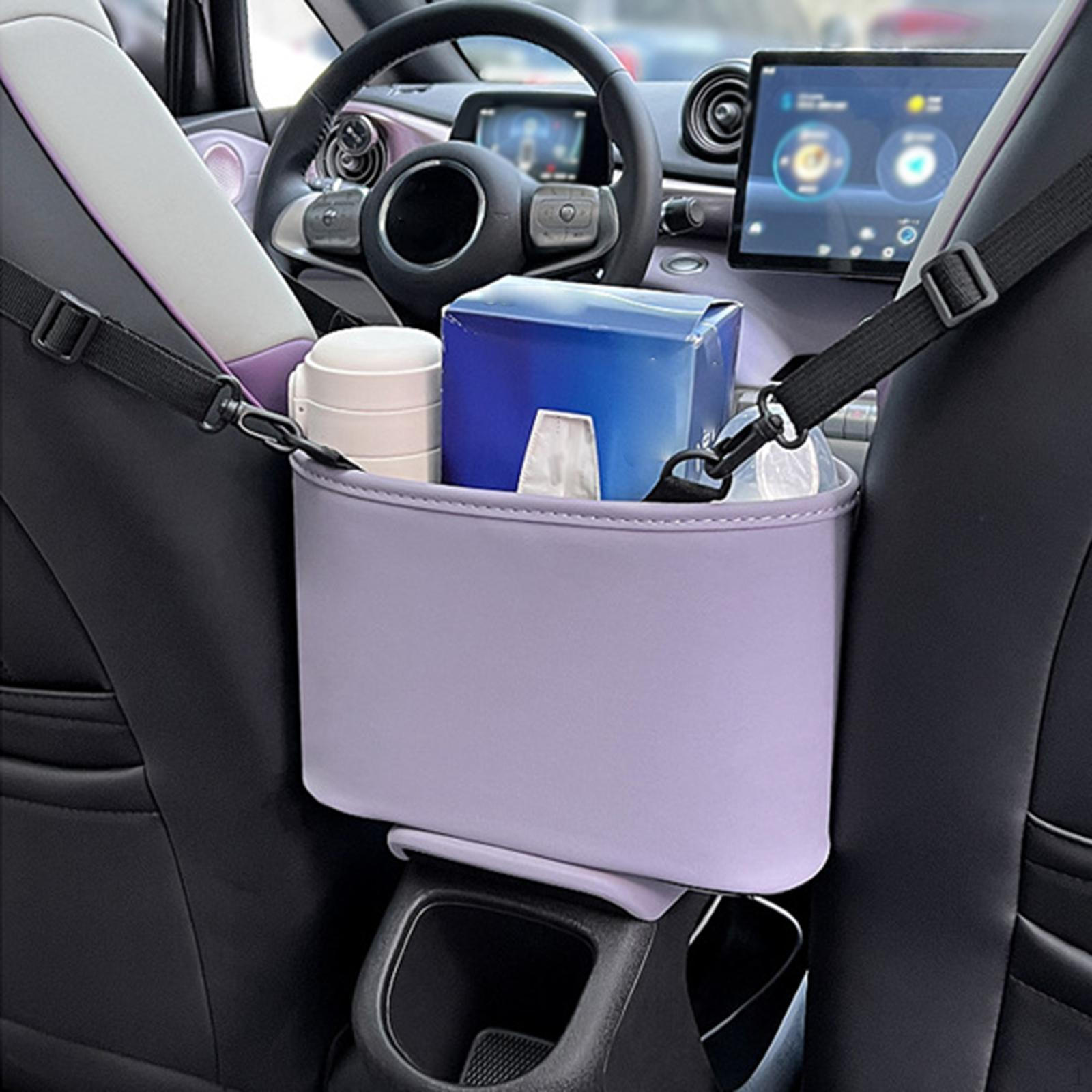 

Car Rear Seat Back Storage Bag Backseat Organizer for Travel бежевий