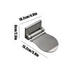 1pc Bathroom Footrest Shower Foot Rest Pedestal Pedal Foldable Wall Mounted Aluminium Alloy Shower Footstool Anti-slip