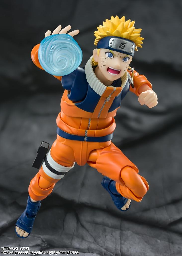 TAMASHII NATIONS NARUTO Naruto Uzumaki The Most Unexpected Slapstick Ninja 135mm Painted Movable Figure BAS64181 S.H.Figuarts - - Approx. ABS&PVC