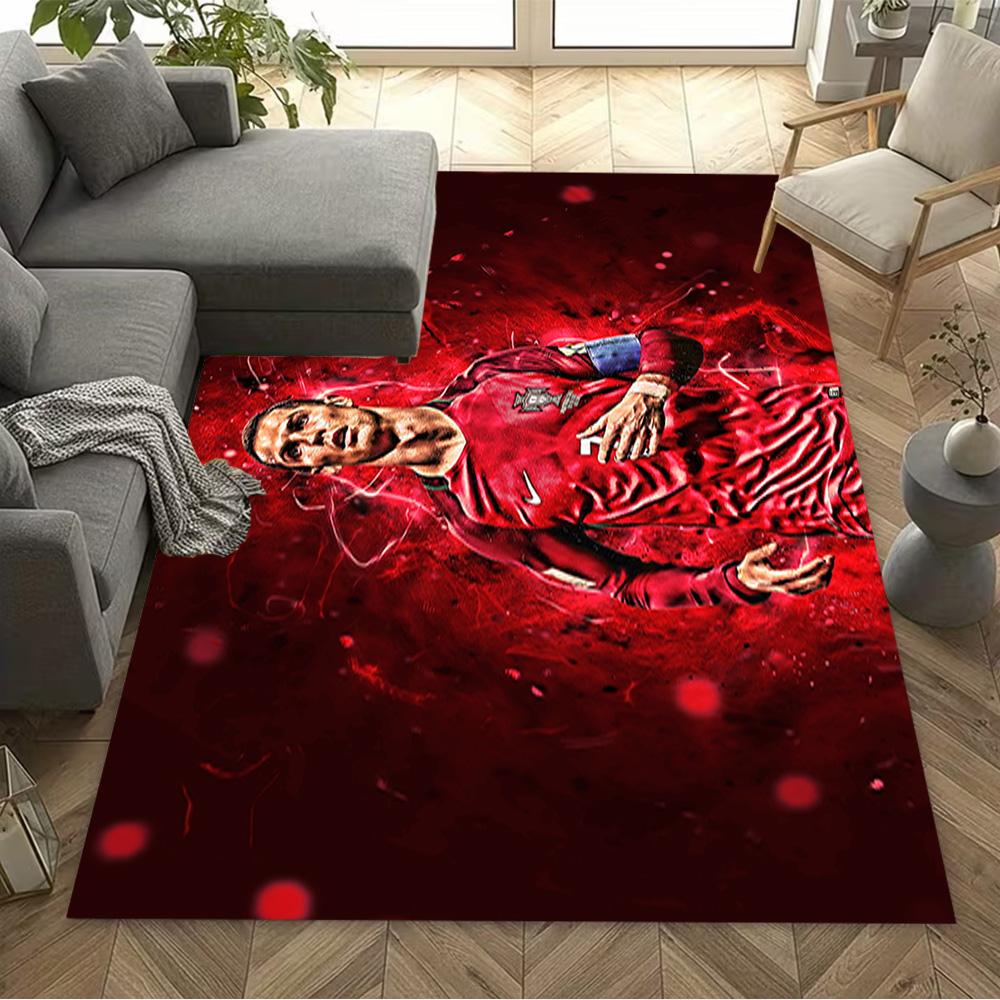 Barcelona Player Celebration Area Rug Perfect for Kitchen Playrooms Outdoor Entryway Anti-slip Rug Anime Office Decor Perfect Gift for Women/Men
