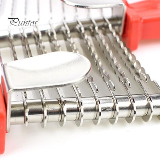 Dog Dematting Comb Rake Detangler Brush for Dogs Stainless Steel Grooming Comb Cats Pets Matted Fur Removal On Undercoat Tool Pet Supplies