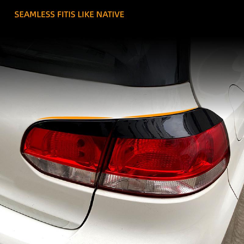 4Pcs Car Rear TailLight Light Eyelid Trim For Volkswagen VW Golf 6 MK6 GTI R 2008 2009 2010 2011 2012 2013 Tail Light Eyebrow