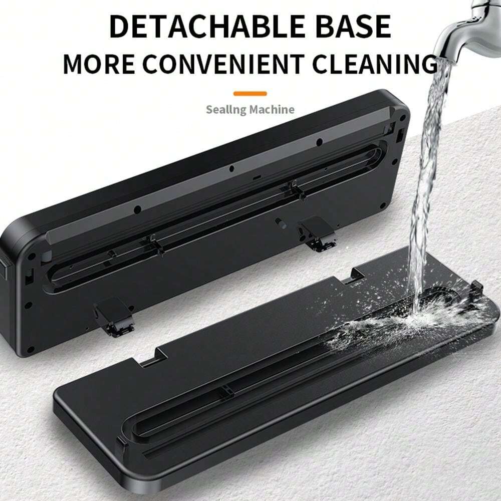 Automatic Vacuum Sealer Machine for Food Storage, Compact Household Sealing System with 30pcs Bags, Keeps Food Fresh Longer